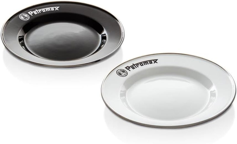Petromax Emaille Borden Set - Wit Weiss 22,5 cm, Weiss 22,5 cm