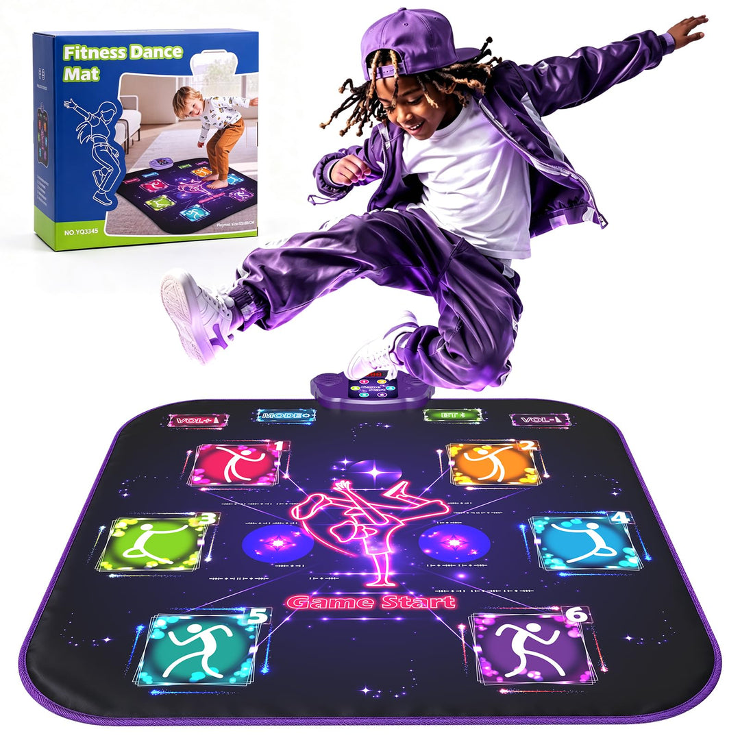 Goody King Tanzmatte Kinder mit Bluetooth Lila, Lila