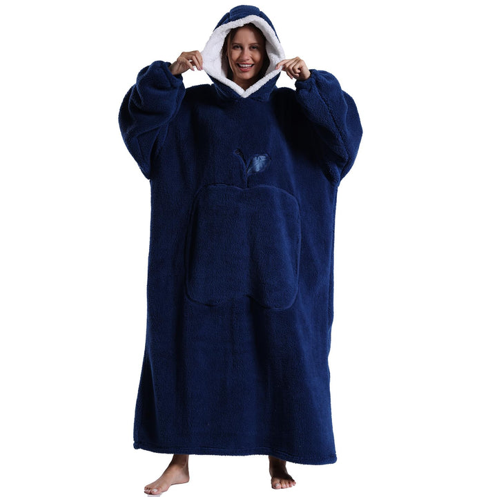 Verlängert Übergrosse Hoodie Decke,Decken Hoodie Damen mit Tasche und Kapuze,Superweiche und Warme K