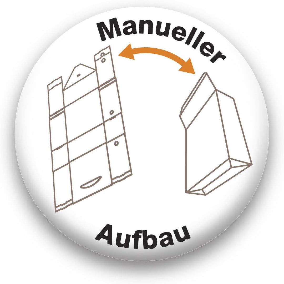 Elba Ordner-Versandkarton, mit Verschlusslasche & Adressfeld, naturbraun, 20 Stück