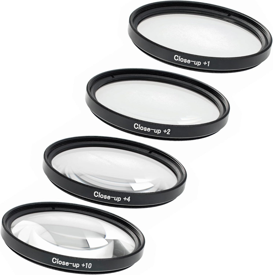 ayex Close up Makro Linsen Set 58mm - 4 teilig (+1, +2, +4, +10), 58mm