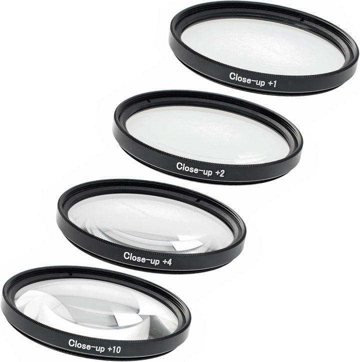 ayex Close up Makro Linsen Set 58mm - 4 teilig (+1, +2, +4, +10), 58mm
