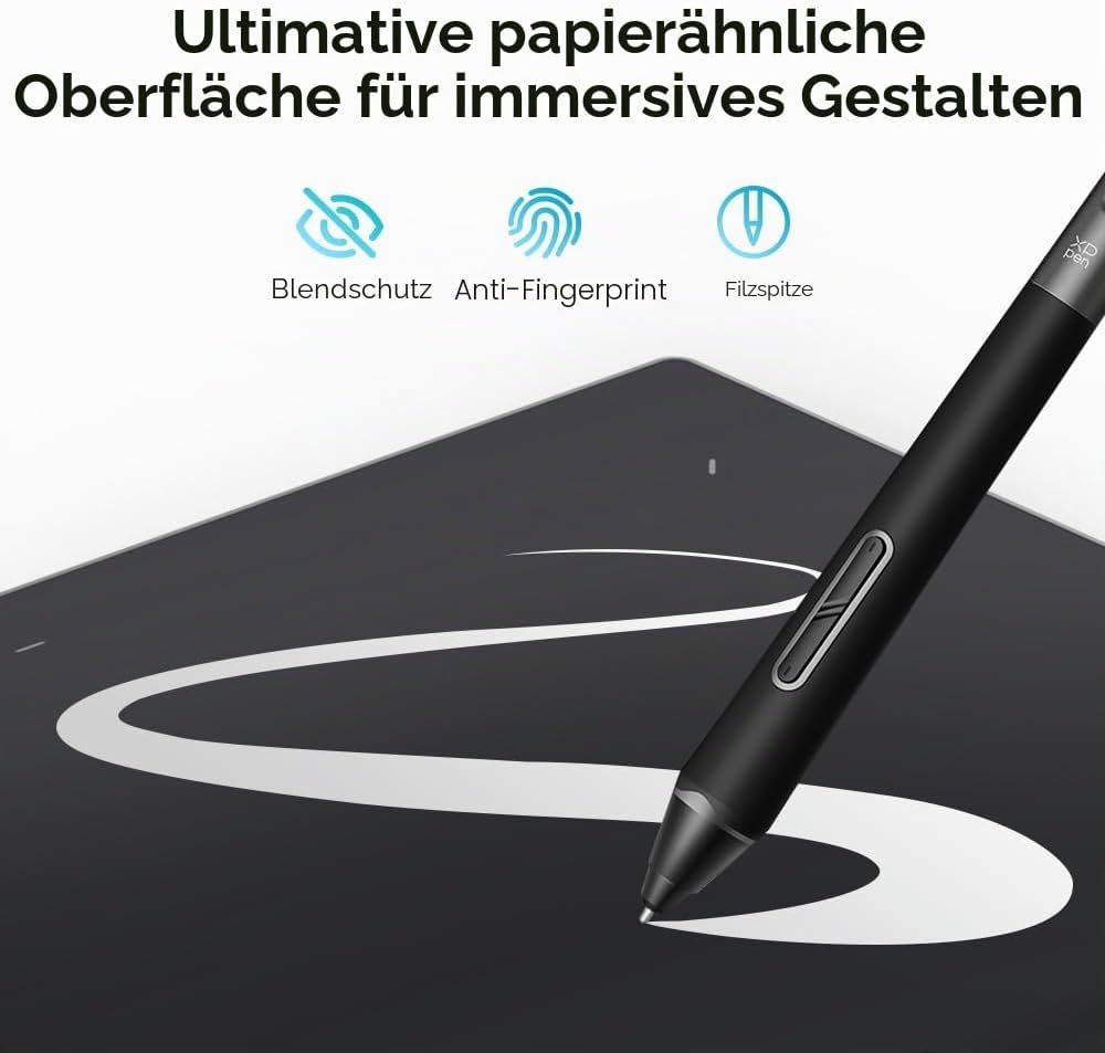 XPPen Deco Pro XLW (Gen 2) Grafik-Tablet, 15 x 9 Zoll, Bluetooth-Grafik-Tablet, mit Eingabestift X3