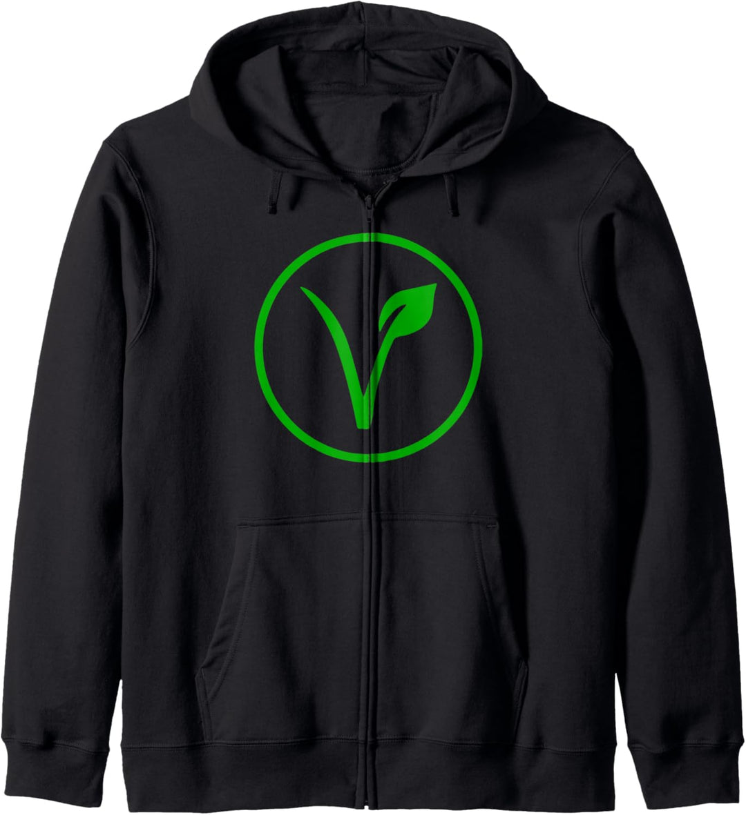 Vegan Symbol Go Vegan Vegetarian Veganism Animal Rights Kapuzenjacke