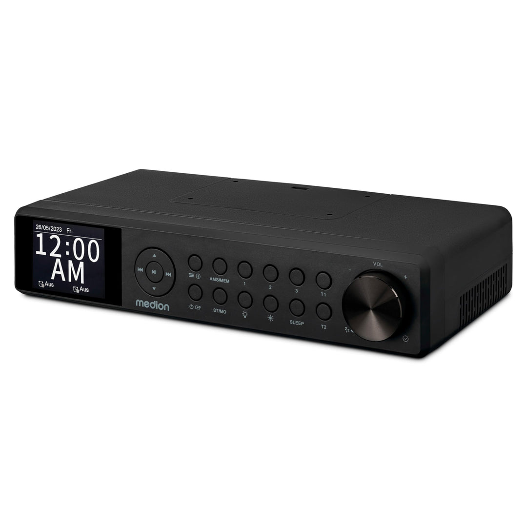 MEDION P66750 Küchen Unterbauradio (DAB+ Küchenradio, PLL UKW Radio, dimmbares TFT Farbdisplay, Koch