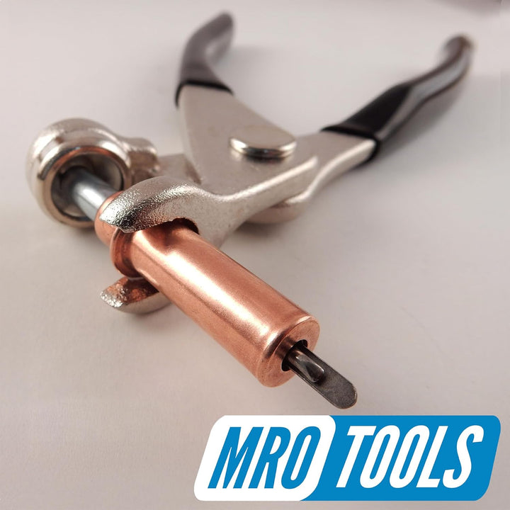 Cleco K1S100-1/8 Metall-Blechverschlüsse + Cleco Zange mit Tragetasche, 100 Stück