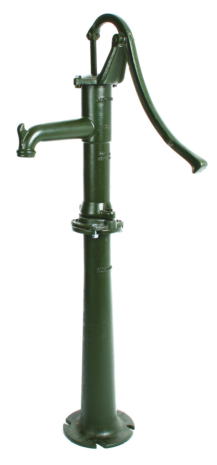 Allweiler Schwengelpumpe auf Säule