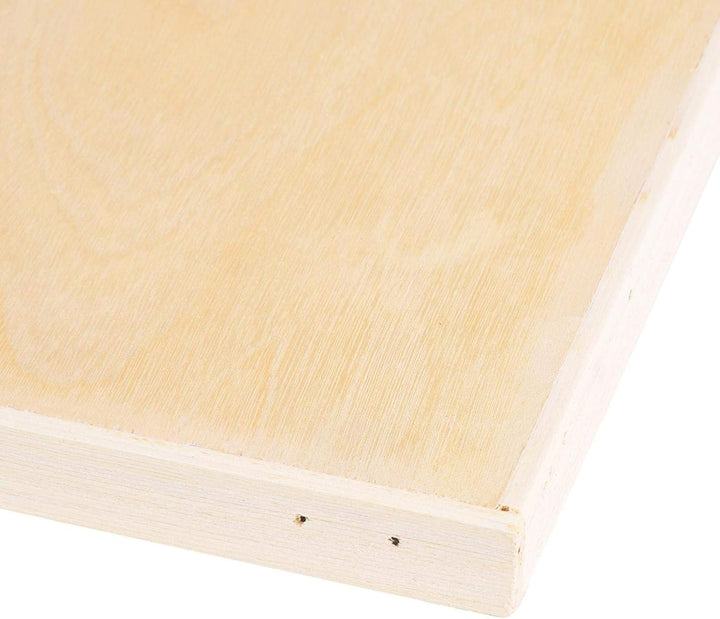 Leichtes Zeichenbrett aus Holz, 18 X 12 Zoll, Malbrett mit Glatter Kante, Künstlerbedarf, Skizzentis