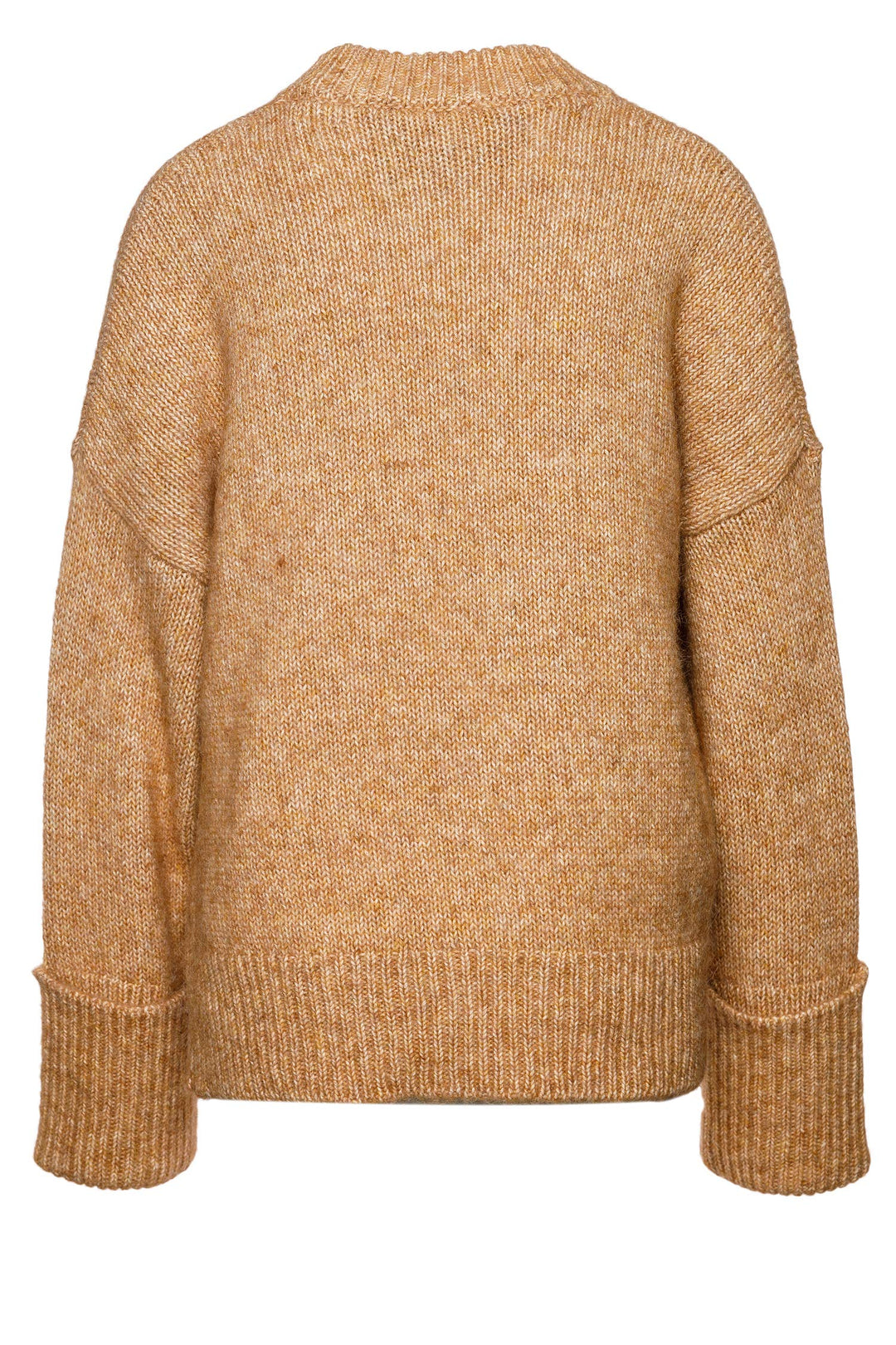 BOSS Hugo Relaxed-Fit Pullover WORVEGIAN aus Baumwoll/Alpaka Mix Farbe braun 235 (M)