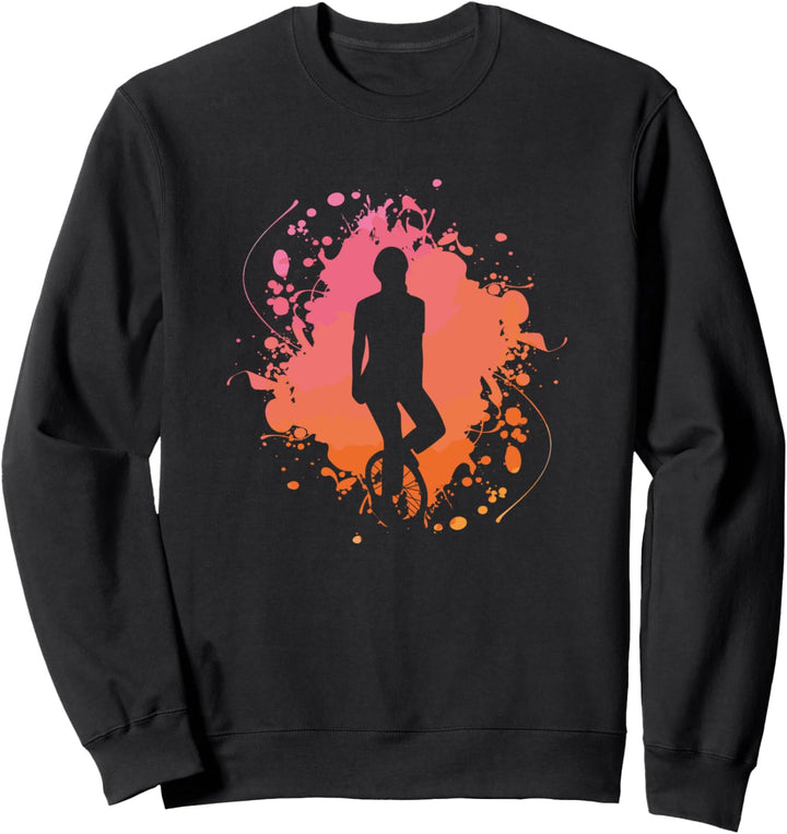 Einrad Einradfahrerin Einrad Sweatshirt