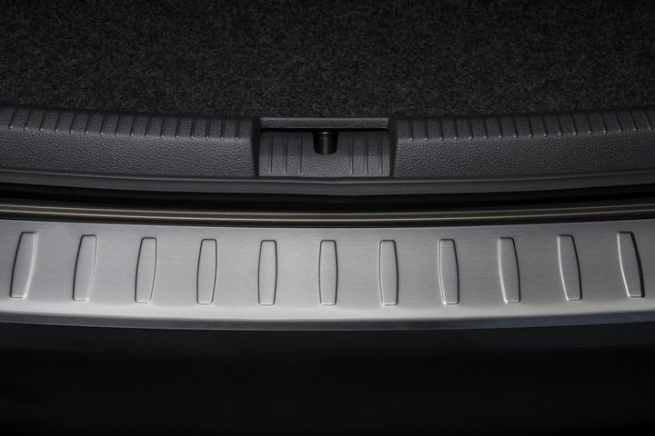 Avisa Edelstahl Heckstossstangenschutz kompatibel mit Dacia Duster 2010-2017 'Ribs'