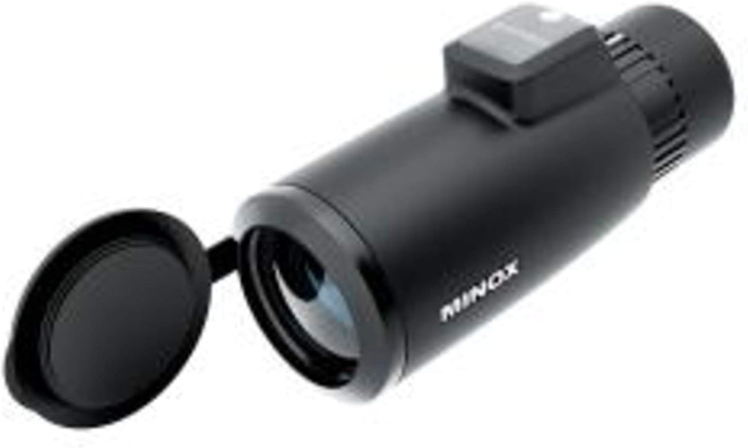 Minox MD C 7x42 Monokular Schwarz – Kompaktes Fernrohr-Teleskop mit analogem Kompass – Inkl. Trageri