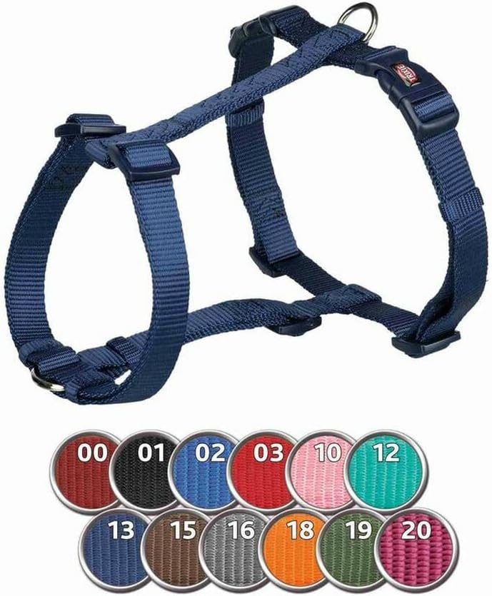 TRIXIE Premium H-Geschirr L: 60–80 cm/25 mm rot