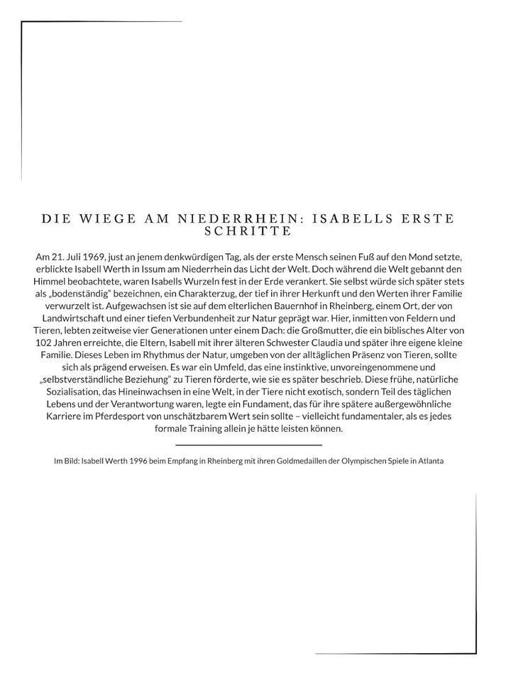 Die illustrierte Biografie über Isabel Werth: Komplett in Farbe, Taschenbuch