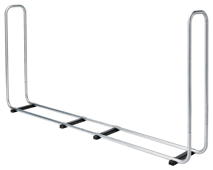 wolfcraft Stapelhilfe für Brennholz 5122000 / Verstellbare Kaminholzaufbewahrung für den Aussenberei