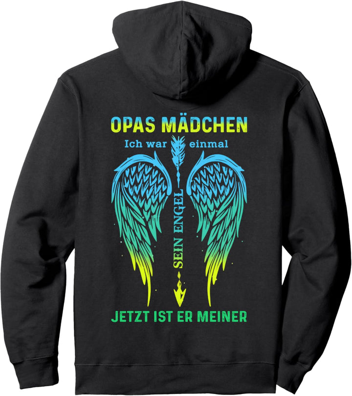 Opas mädchen ich war einmal sein engel jetzt ist er meiner Pullover Hoodie
