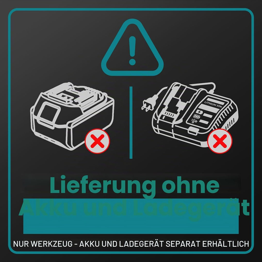 Ecarke Akku-Farbsprühsystem – kompatibel mit Makita 18V Akkus, Farbsprühgerät mit 1.200 ml Behälter,