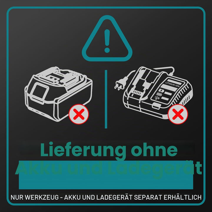 Ecarke Akku-Farbsprühsystem – kompatibel mit Makita 18V Akkus, Farbsprühgerät mit 1.200 ml Behälter,