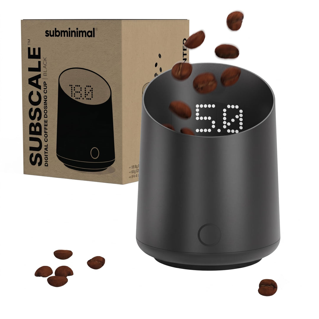Subminimal Kaffevåg SubScale | Precision Kaffevåg för Espresso & Pour-Over | Kompakt Digital Vågsens
