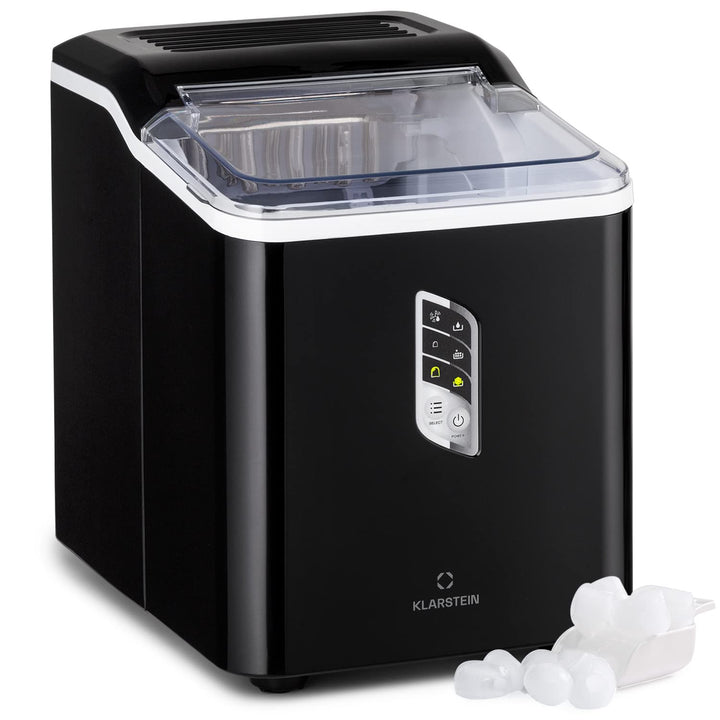 Klarstein Eiswürfelmaschine Klein, Schneller Ice Cube Maker, Eiswürfelbereiter Selbstreinigend, Eisw