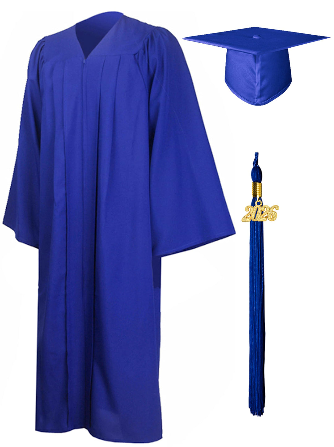 GraduationMall Abschluss Talar Doktorhut und Quaste 2024 für Hochschule und Bachelor Akademischer Ta