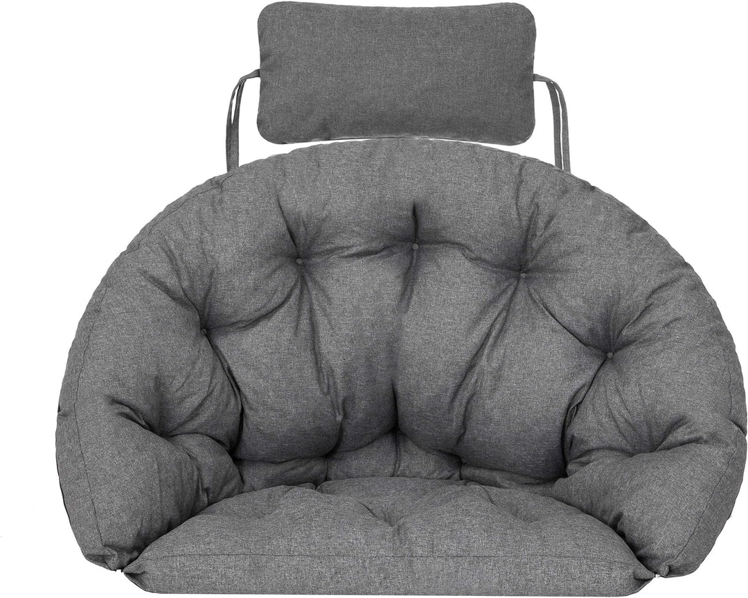 Bjird Hängesessel Kissen, Polster, Auflage für Polyrattan & Rattan Hängeschaukel, Sitzauflage für Hä