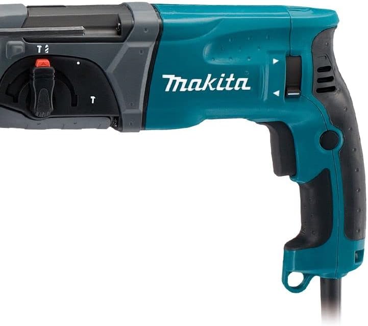 Makita HR2470 Bohrhammer für SDS-PLUS 24 mm Plus-Bohrhammer ohne Bohrerset Türkisblau, Plus-Bohrhamm
