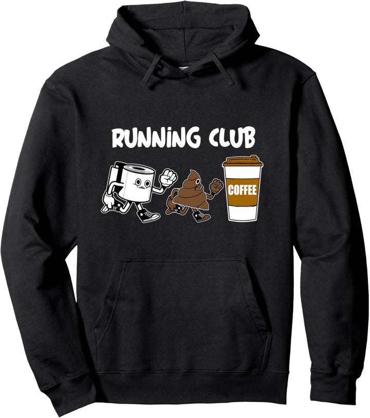 Funny Coffee Poop Pullover Hoodie