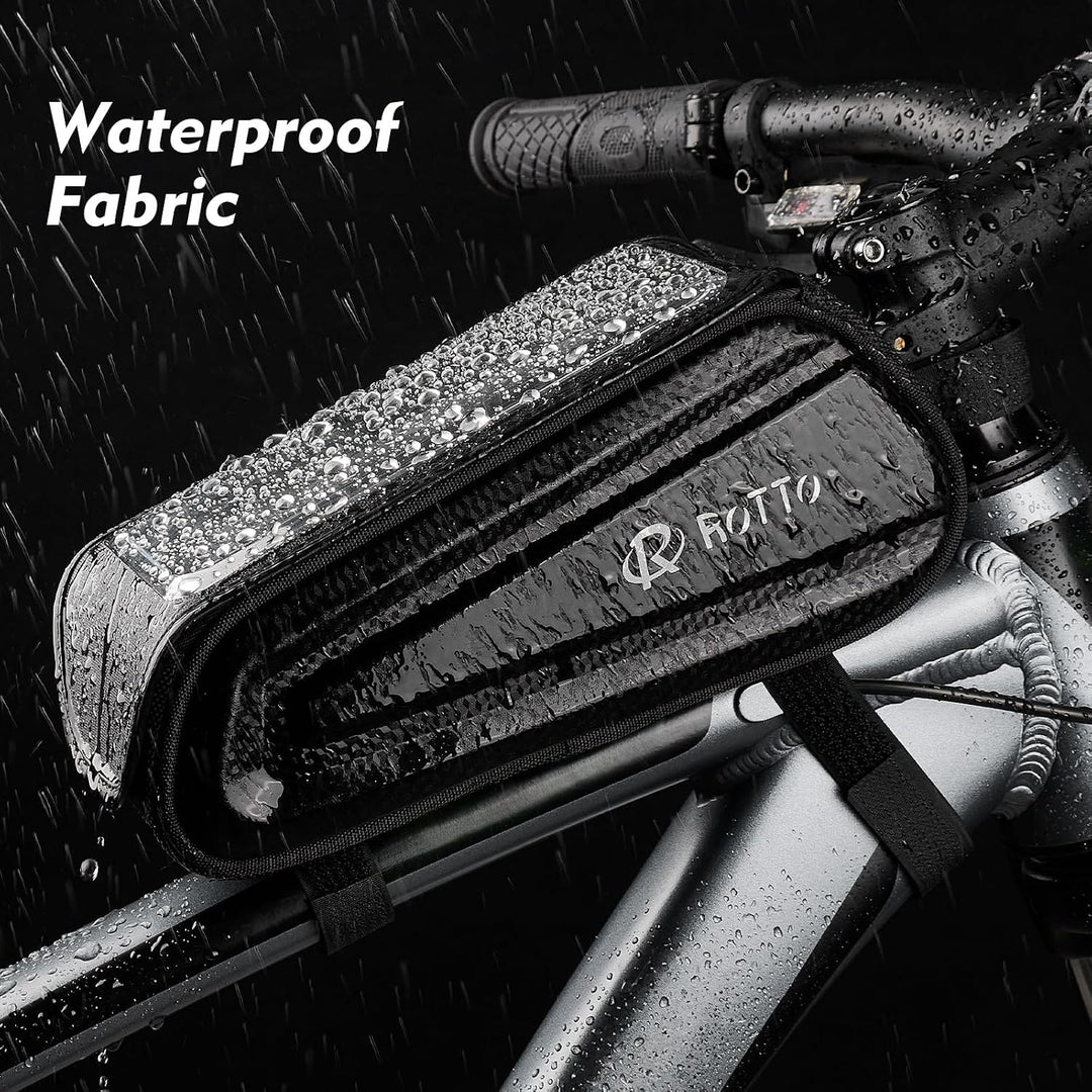 ROTTO Fahrrad Rahmentasche Handyhalterung Wasserdicht Fahrradtasche Rahmen Harte Schale Handytasche