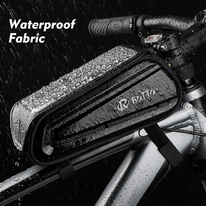 ROTTO Fahrrad Rahmentasche Handyhalterung Wasserdicht Fahrradtasche Rahmen Harte Schale Handytasche