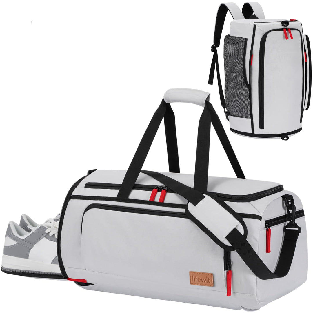 Lifewit 40L Sporttasche Herren, Reisetasche Rucksack mit Schuhfach und Nassfach, Gym Tasche, Wasserd