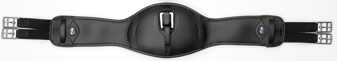 Wintec Elastik Kurzgurt mit CAIR Schwarz Länge 75 cm, Schwarz Länge 75 cm