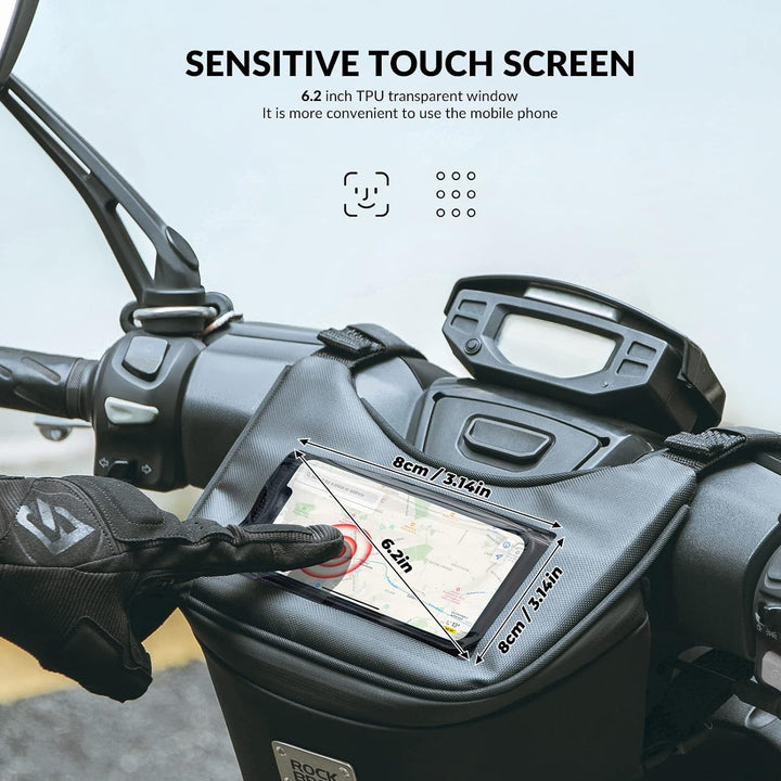 ROCKBROS Motorradtasche Motorrad Satteltaschen Wasserdicht Motorrad Werkzeugtasche Aufbewahrungstasc