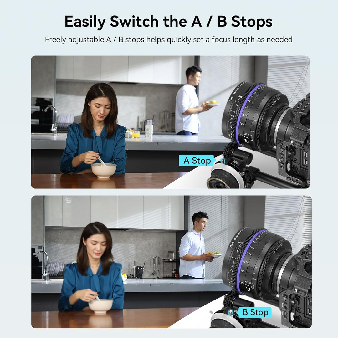 SMALLRIG Mini Follow Focus Objektiv-Zoomsteuerung für DSLRs/Spiegellose Kameras, für Sony A7 A9 A7 I