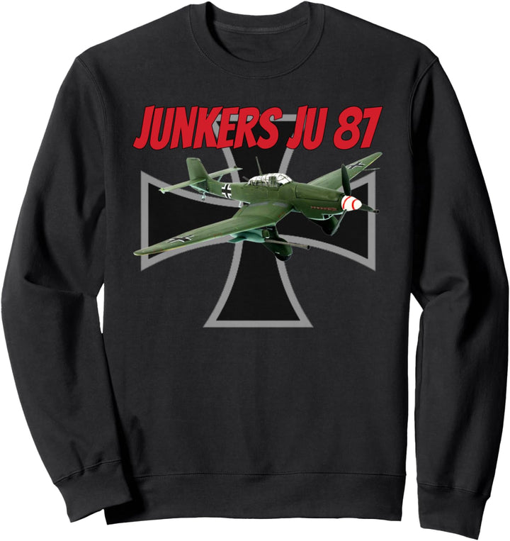 Deutsches Kampfflugzeug WW2 Junkers Ju 87 Stuka Tauchbomber Sweatshirt
