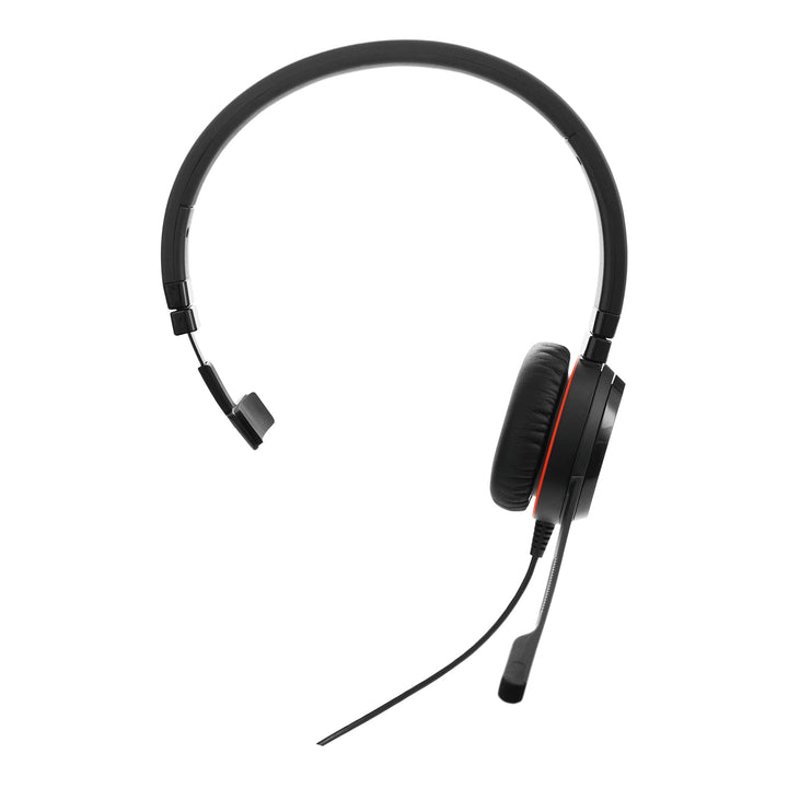 Jabra Evolve 30 UC Mono Headset – Unified Communications Kopfhörer für VoIP Softphones mit passivem