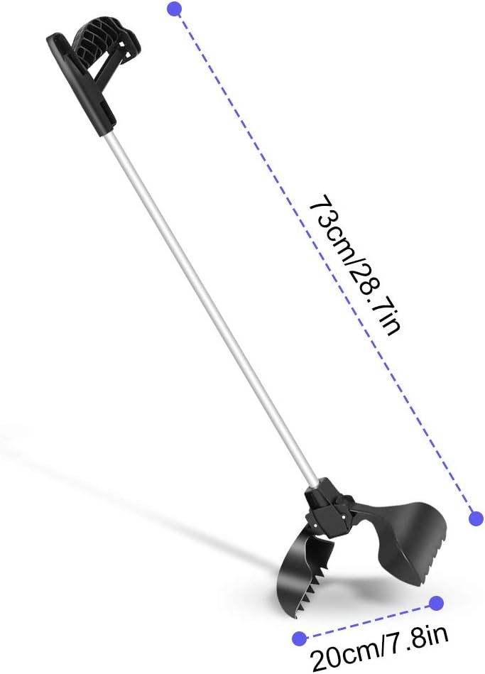 Greensen Hundekotschaufel Tragbare Hundekotgreifer mit Langem Griff Hochdruck Feder Hundekot Schaufe