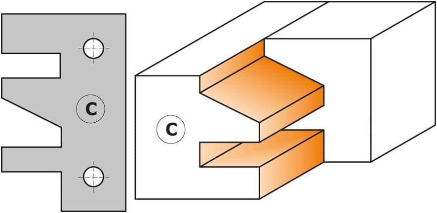 CMT 692.121.50 – Cabezal Sin contracuch. D = 120 x 40 x 50 (Ahorn)
