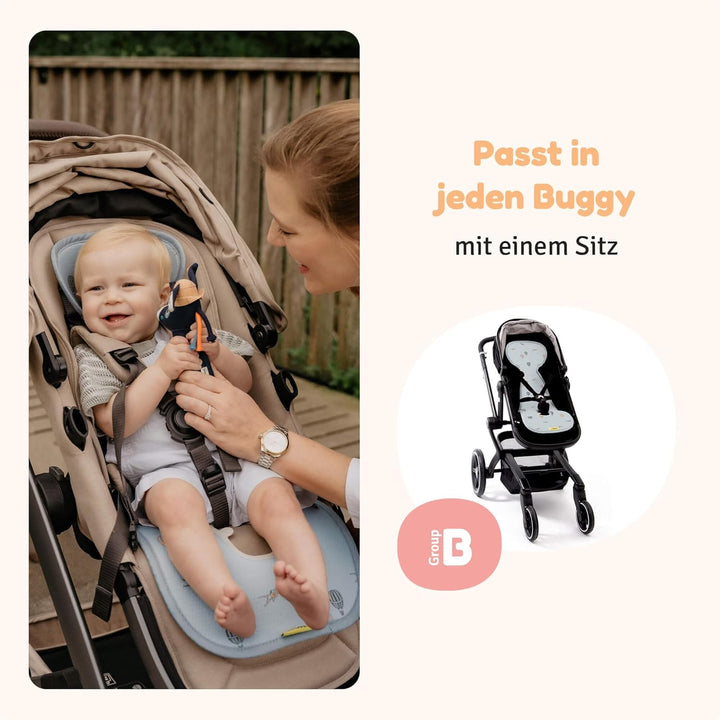 Aeromoov - Baby Sitzauflage Air Layer - Einlage Für Autositz oder Kinderwagen - Gruppe B - Antischwi