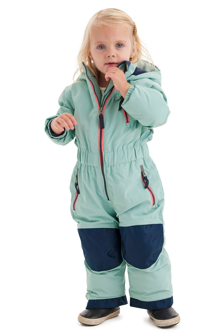 Killtec Unisex Fisw 31 Mns Onpc Skioverall/Schneeanzug mit Kapuze, wasserdicht 122-128 stahlmint, 12
