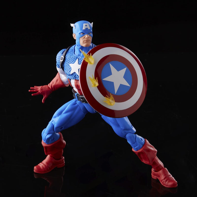 Marvel Legends Series 20th Anniversary Series 1 Captain America, 15 cm grosse Action-Figur zum Samme