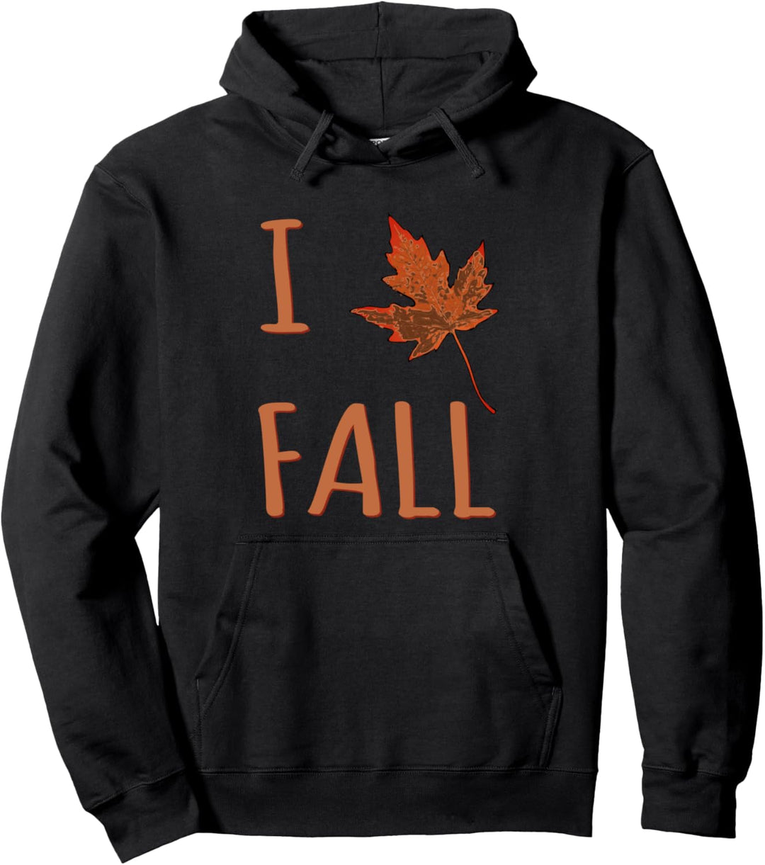 I Love Herbst Herbst Pullover Hoodie