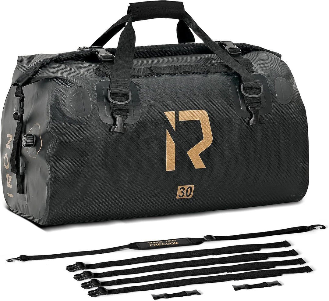 IRON JIA'S Motorradtasche Gepäckrolle wasserdichte Hecktasche Satteltasche Reisetasche mit rollversi