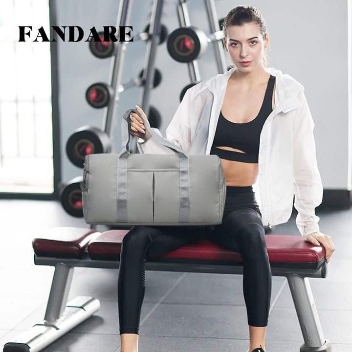 FANDARE 3 in 1 Reisetaschen Handgepäck Ultraleicht Sporttasche Schultertasche Übernachtung Sporttasc
