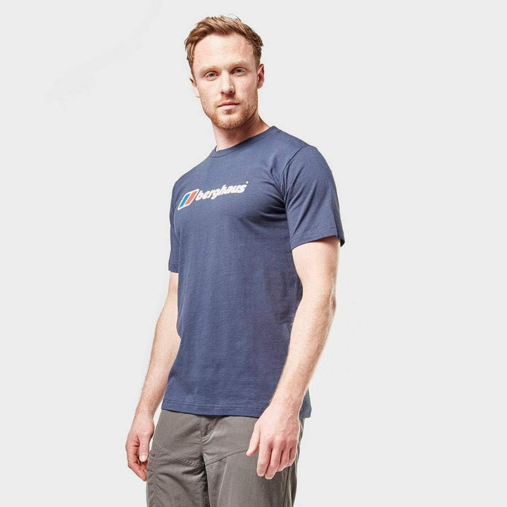 Berghaus Herren Big Corp Logo T-Shirt, Dusk