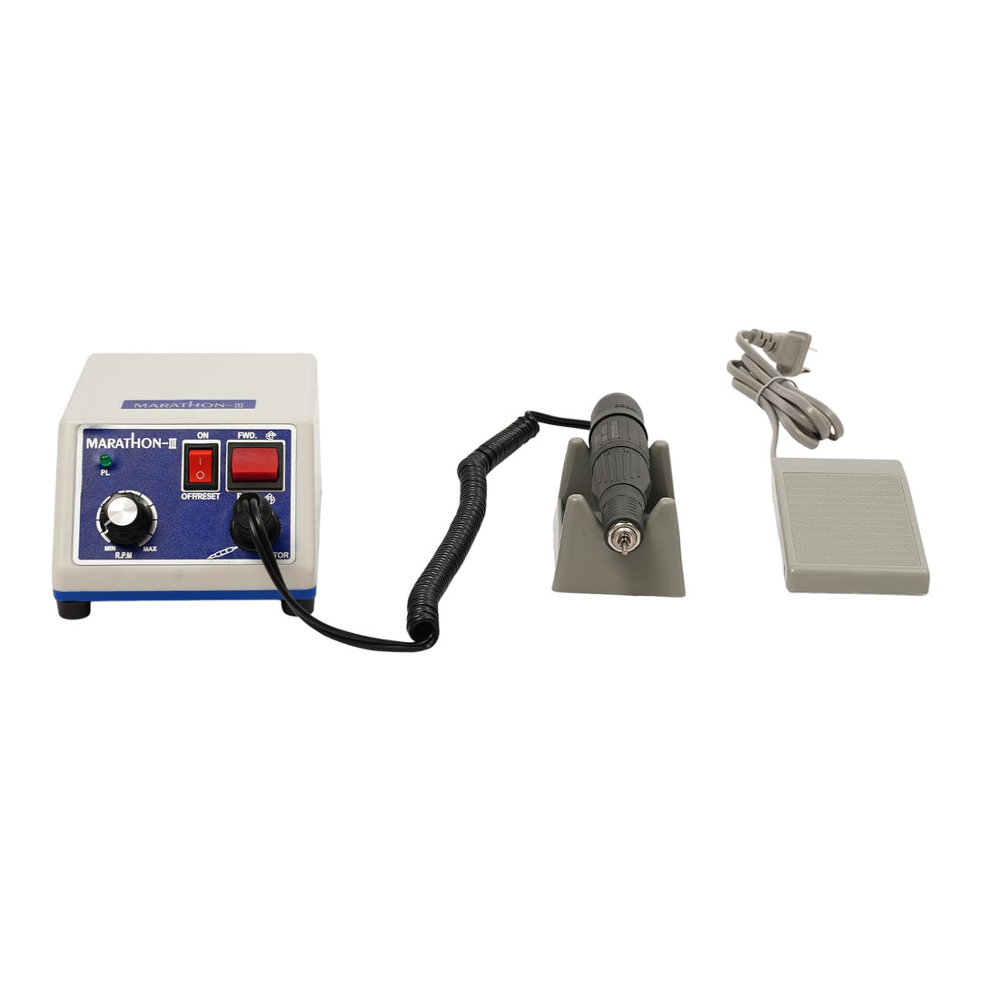 Labor Mikromotor 35000rpm Elektro Mikromotor Schleifmaschine mit Positiver Negativer Schalter Pedal