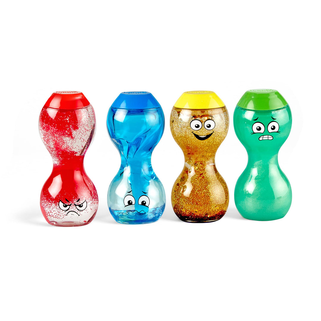 Learning Resources Express Your Emotions Sensory Bottles „Gefühle zeigen“, faszinierenden Bewegungen