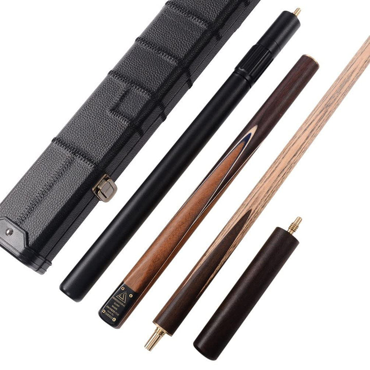 CUESOUL Klassische Handgemachte 57 Zoll Palisander 3/4 Stück Snooker Queue mit Schwarz Köcher und Al