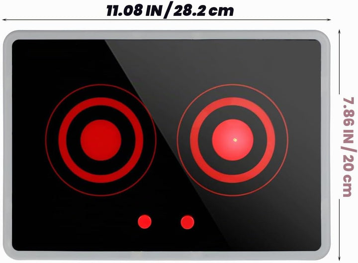 Kisangel Realistischer Induktionsherd mit Sound Licht Rollenspiel Küchenspielzeug für Kleinkinder Ba