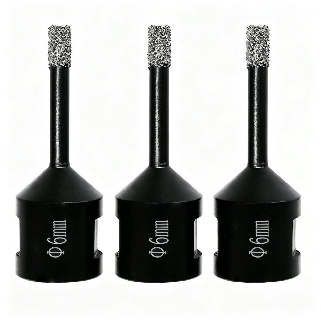 Diamant Bohrkronen Fliesenbohrer 6mm- M14 Diamantbohrer Lochsäge 3 Stücke